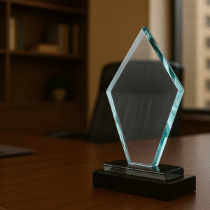 Trophée en cristal Award