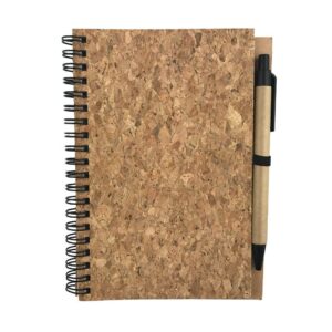 Block note en liège en bois tendre