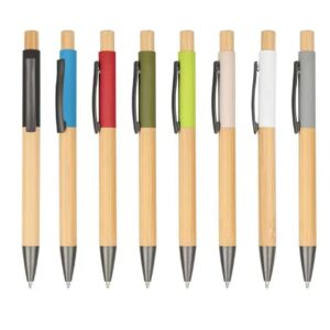 Stylos bille colorés à corps texturé